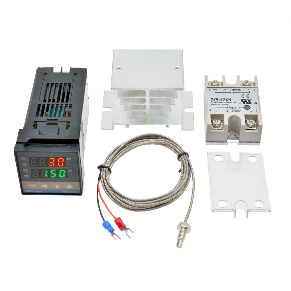 REX-C100 Digital Thermostat temperature Controller SSR Output K Thermocouple