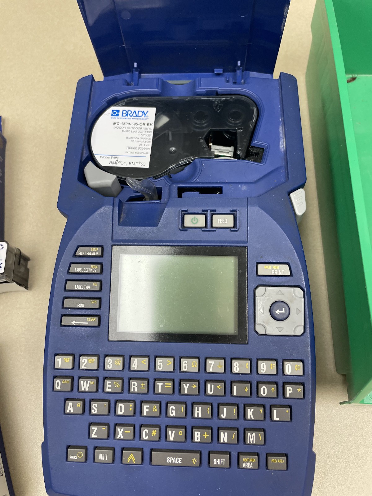 Brady BMP51 Label Maker, Blue Bundled with Spares