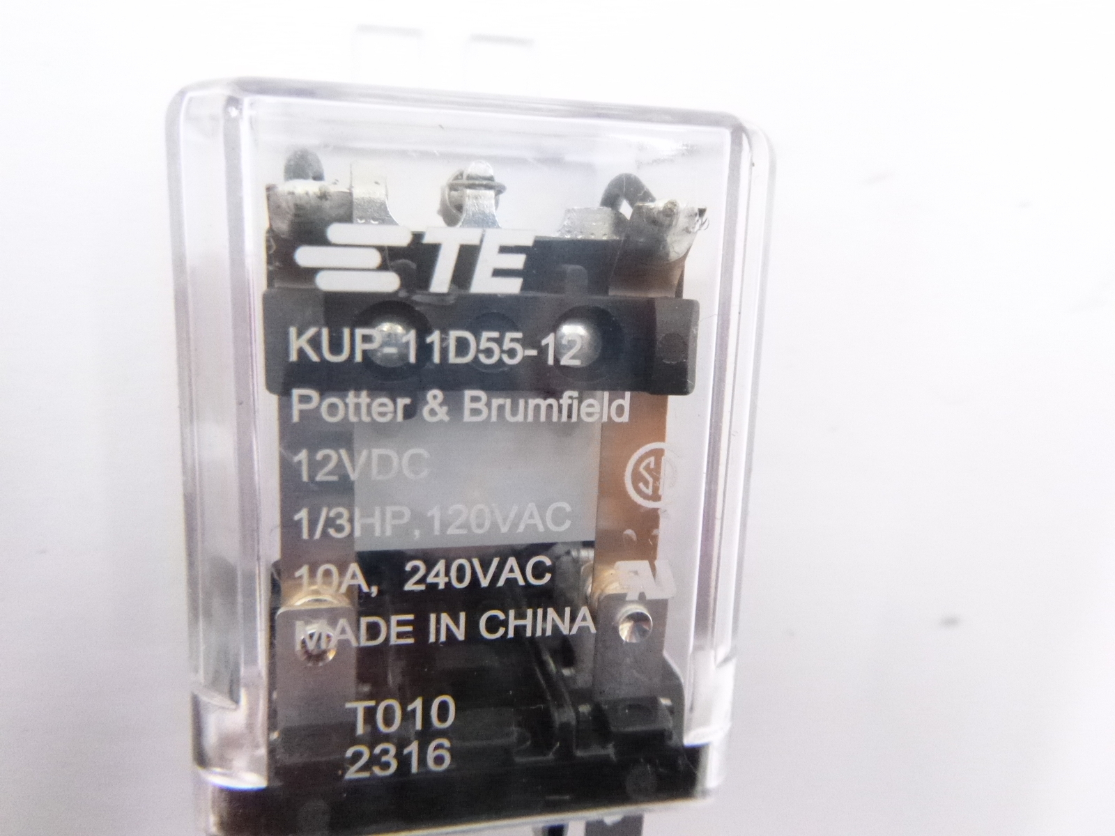 TE Connectivity 12 Power Replay 10A Bracket KUP-11D55-12