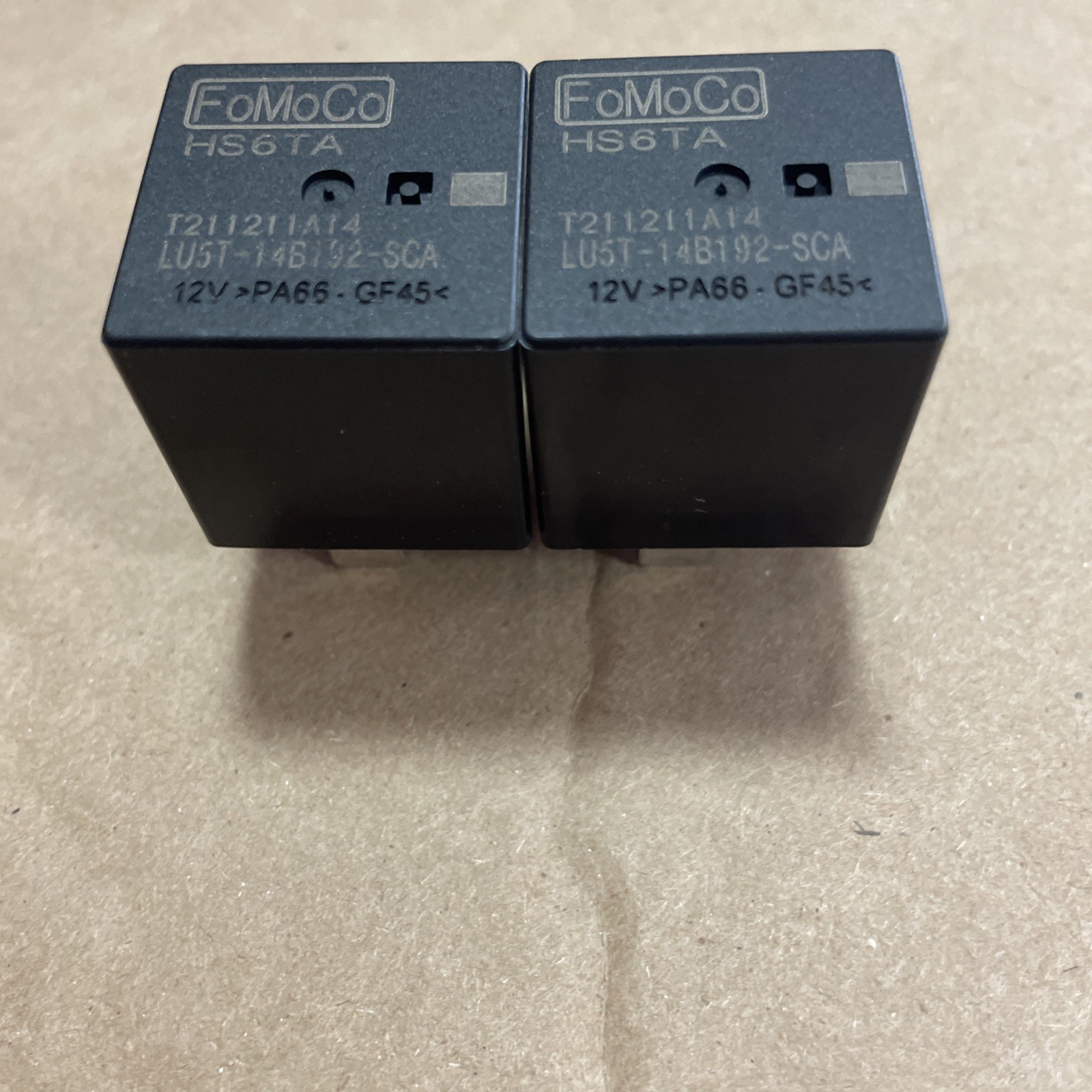 (2) Fomoco Ford Motor Company HS6TA JU5T-14B192-SCA Relay G8