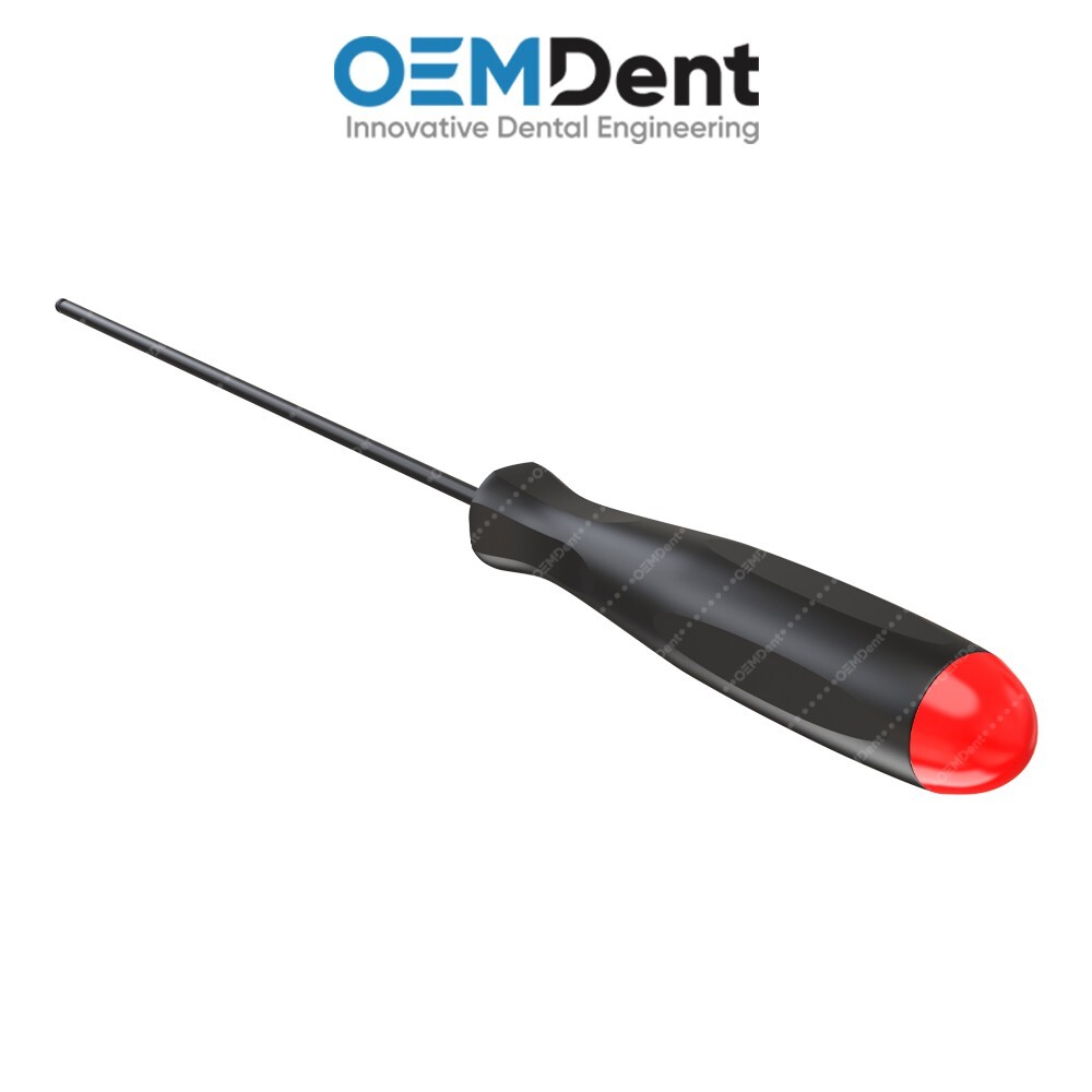 Extra Long Hand Hex Driver 1.25mm – 60.0mm Screw CAD/CAM Dental Tool