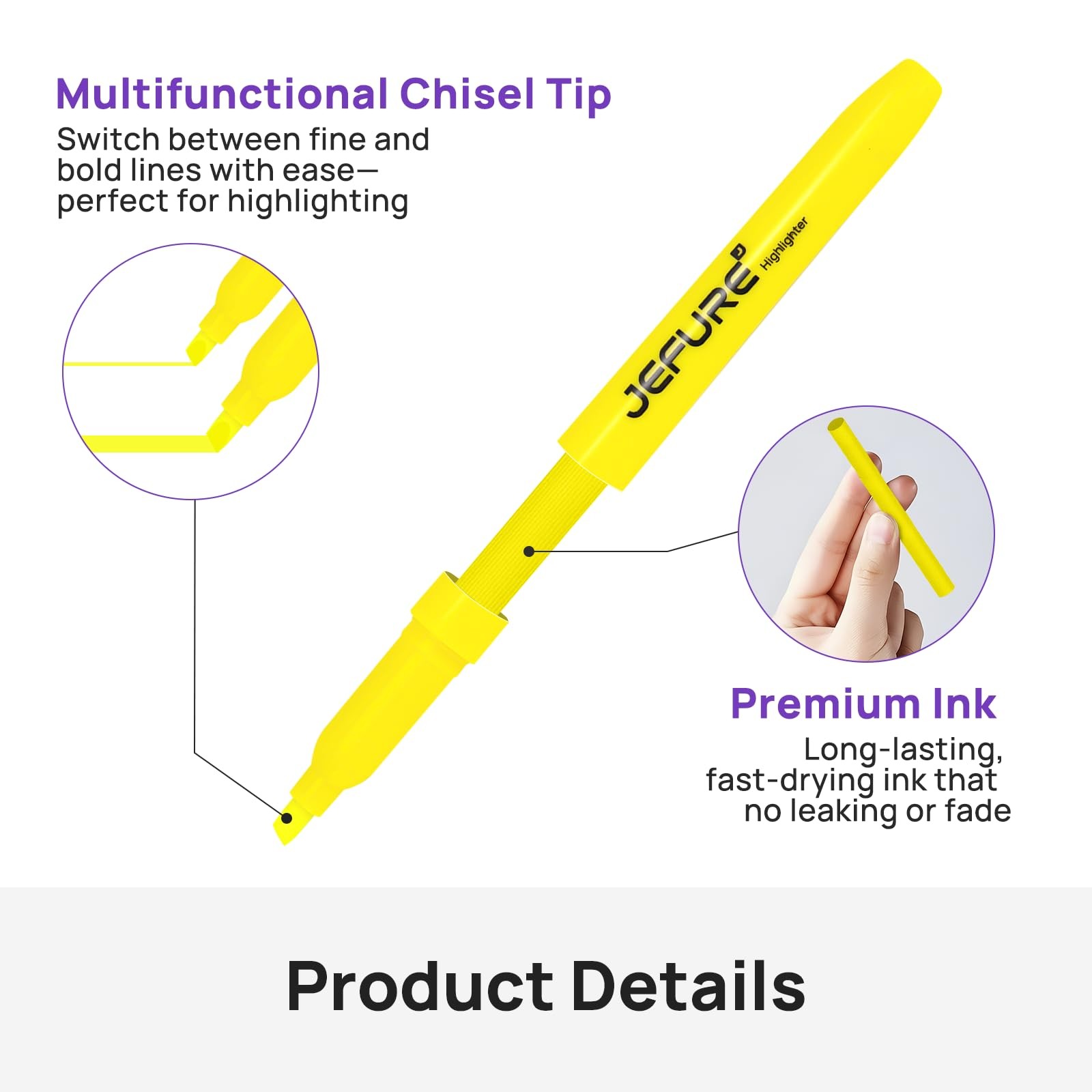 36 Pcs Highlighters, Chisel Tip, Yellow Bible Highlighters Bulk – Quick Dry, …
