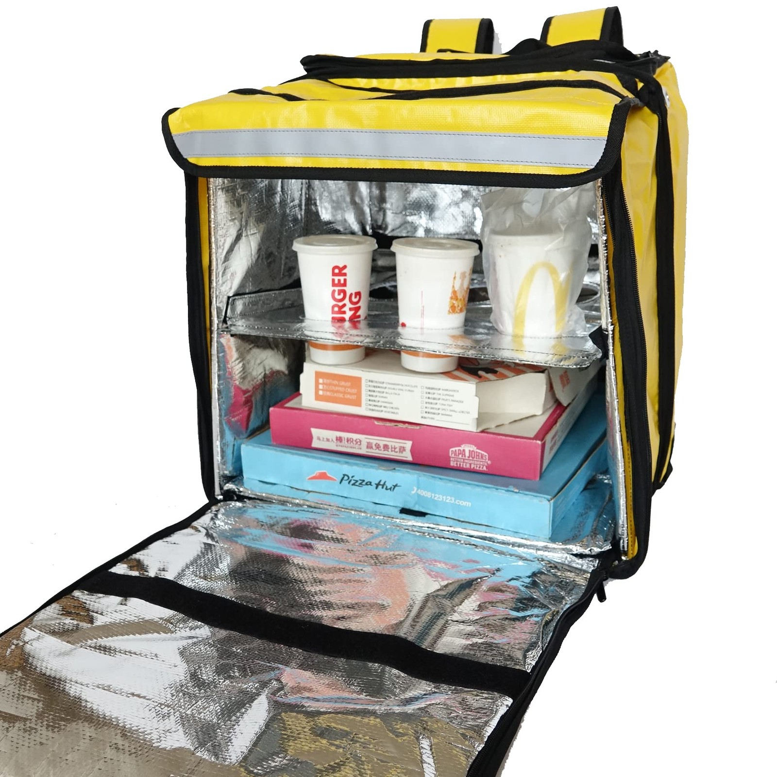 PK-GV: Extendable Food Delivery Rucksacks, Flexible Pizza Takeaway Bags, Deli…