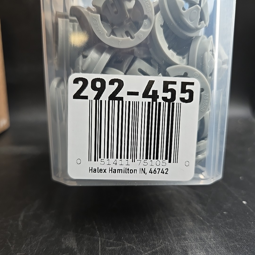400 Count Halex 3/8 in. – 1/2 in. Knockout Non-Metallic Push-In Connector 75105B