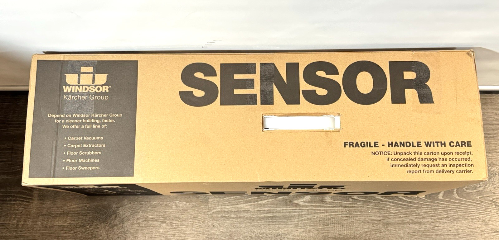 Windsor (Karcher ) Sensor Upright Vacuum 12″ , SRS12, Basalt Gray – Brand New