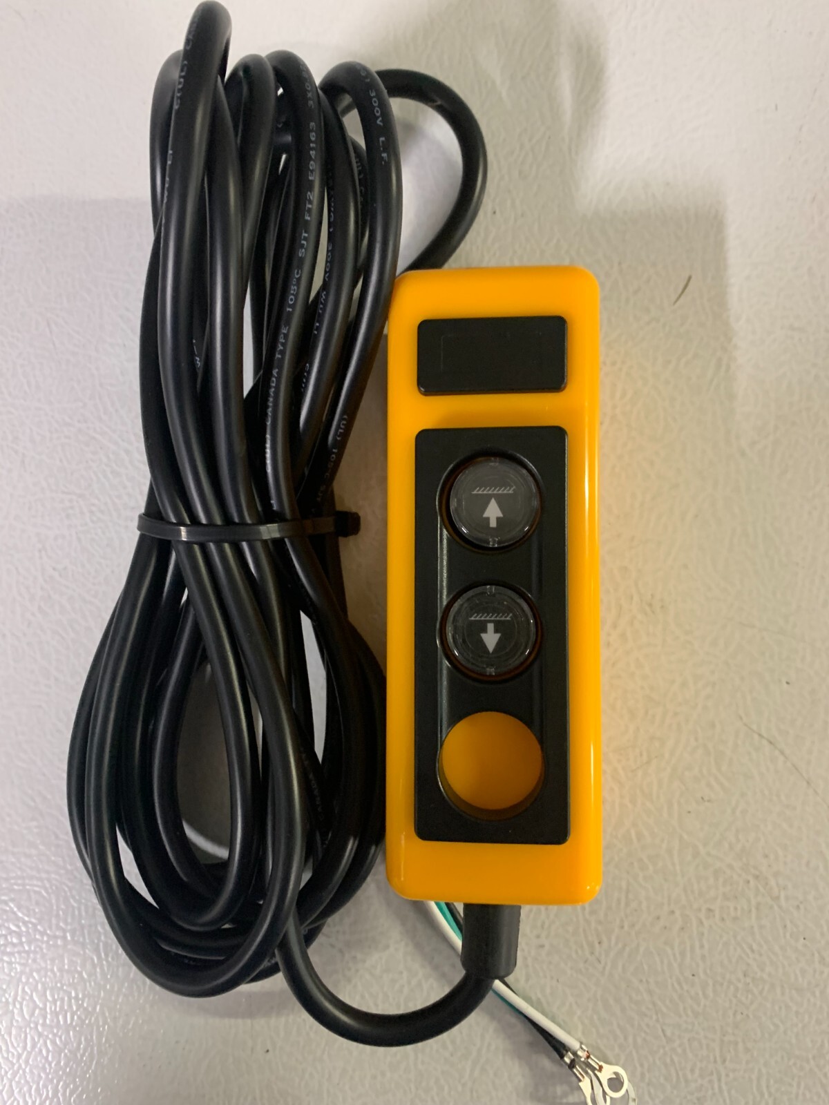 REMOTE PENDANT 12 VOLT FOR SINGLE ACTING APPLICATIONS 2 BUTTON 3 WIRE 15 FT CORD