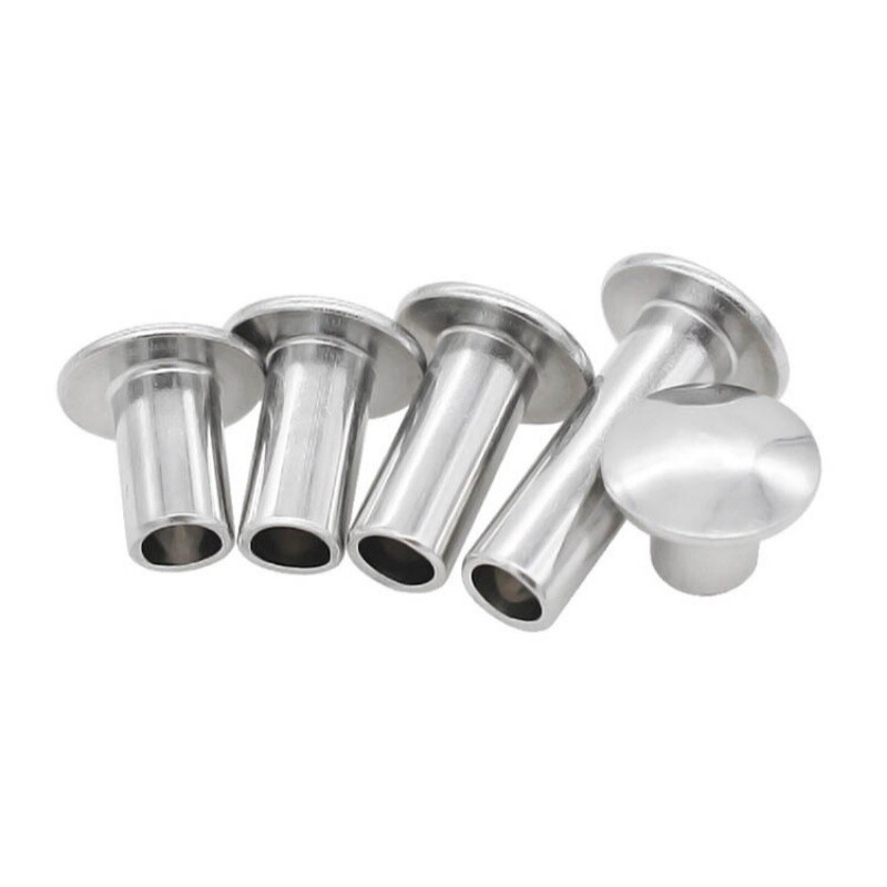 A2 Stainless Semi Tubular Rivet M1.5-M8 Mini Truss Head Semi Hollow Shank Rivet