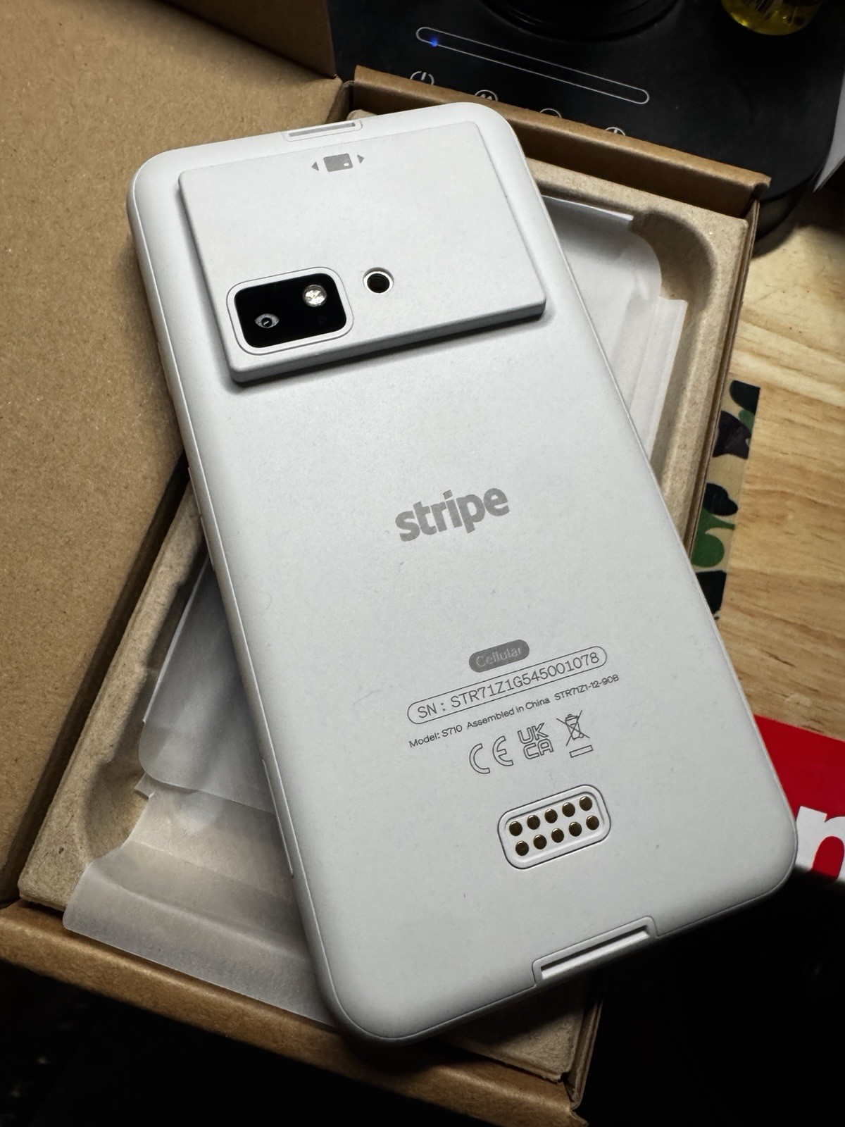 Stripe Reader S710 Terminal White Brand New In Box Never Used unlocked