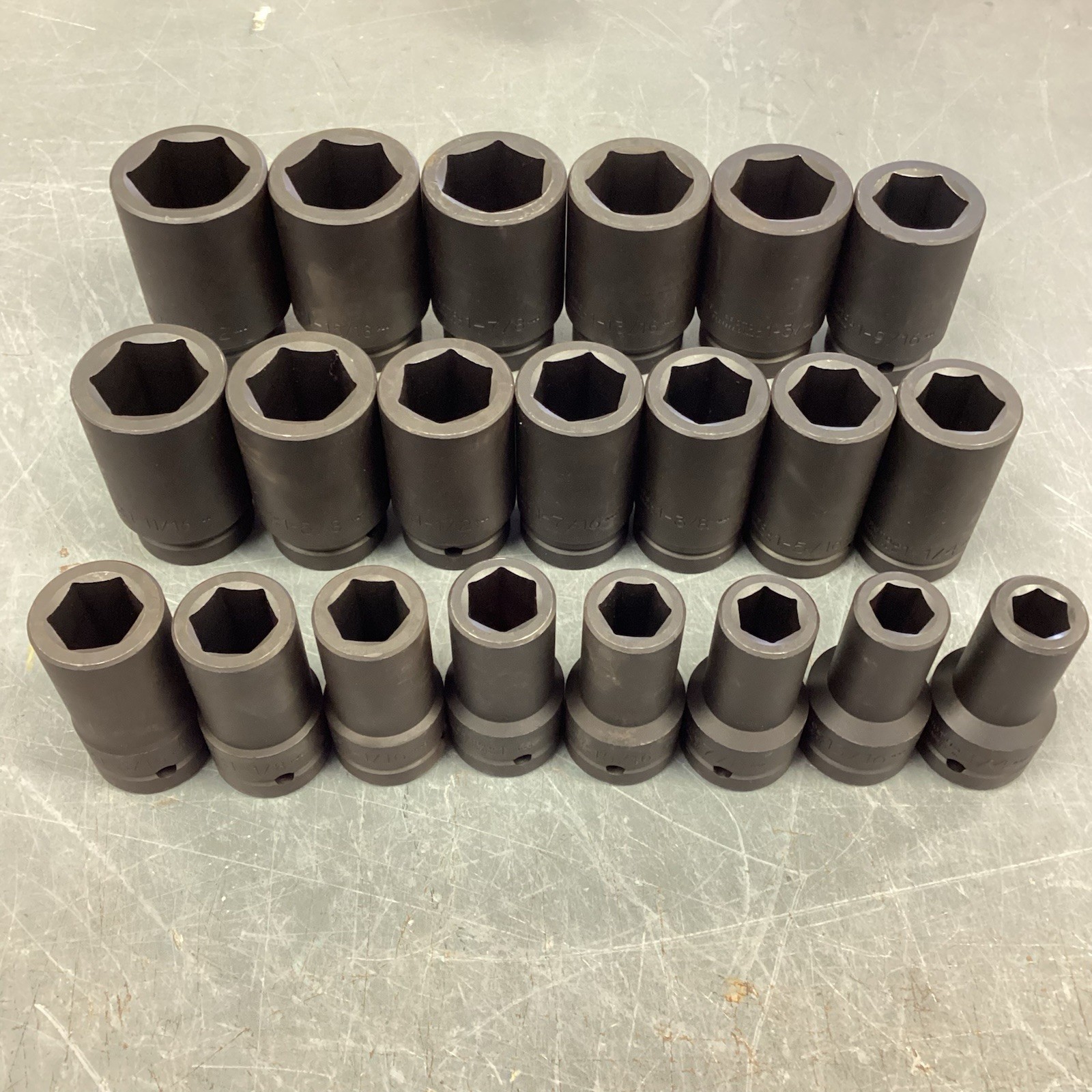 PROTO J76121 Impact Socket Set 1″ Drive 21pcs (21) 6-Point