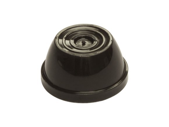 Tinnerman Push On Cap Decorative Large Stud Size 3/8 Black (50 Pieces)