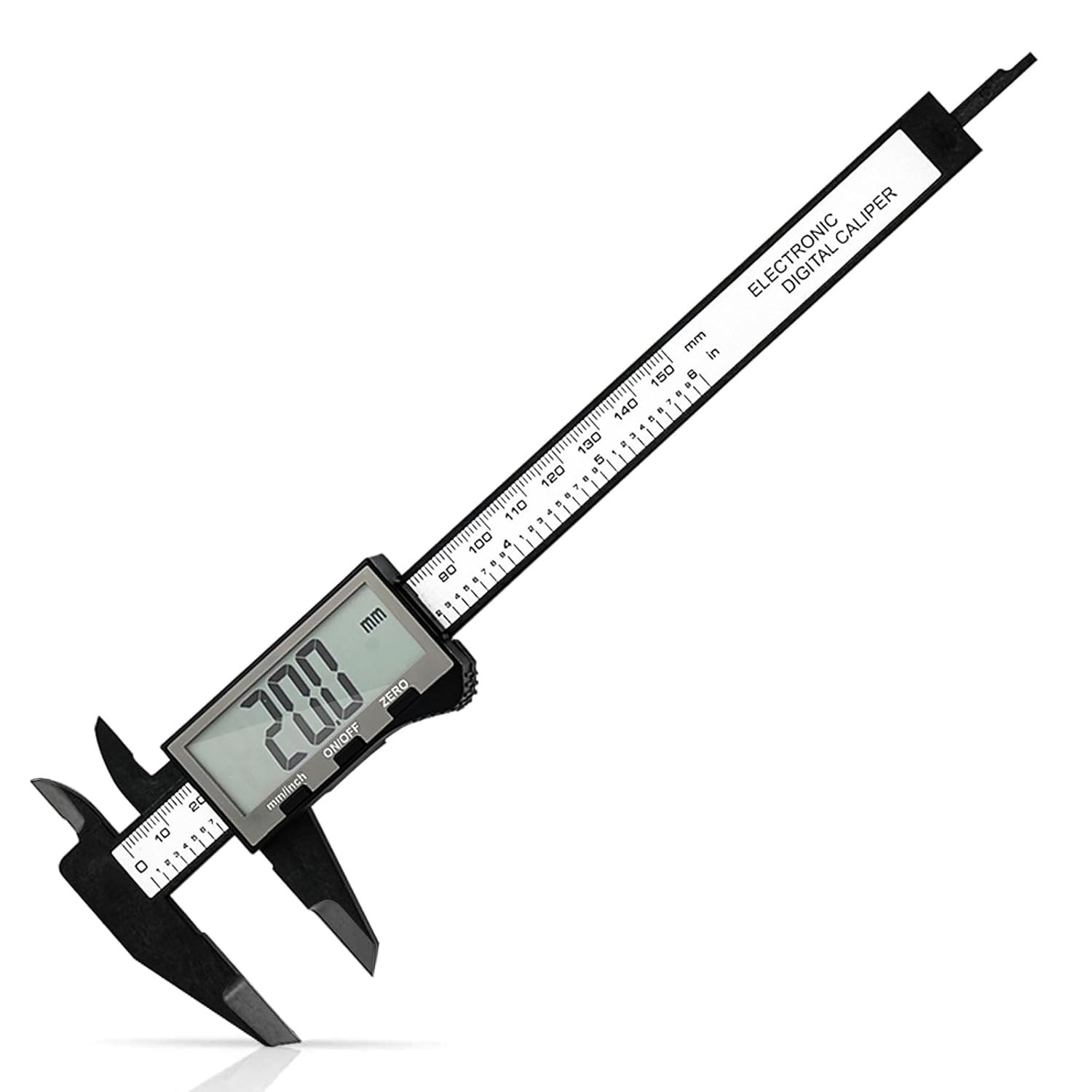 Extra-Large LCD Digital Caliper – 6-Inch Precision Tool for Crafts and Industry