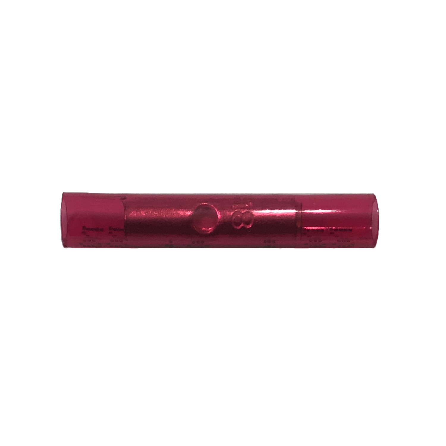 (100) Nylon Insulated Red Butt Connector 22-18 Gauge Wire Terminal Splice Crimp