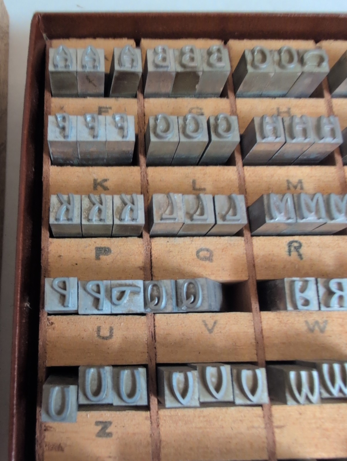 Vintage Franklin MFG. Corp.»Duracast Type» Hot Stamping/ Foil Embossing