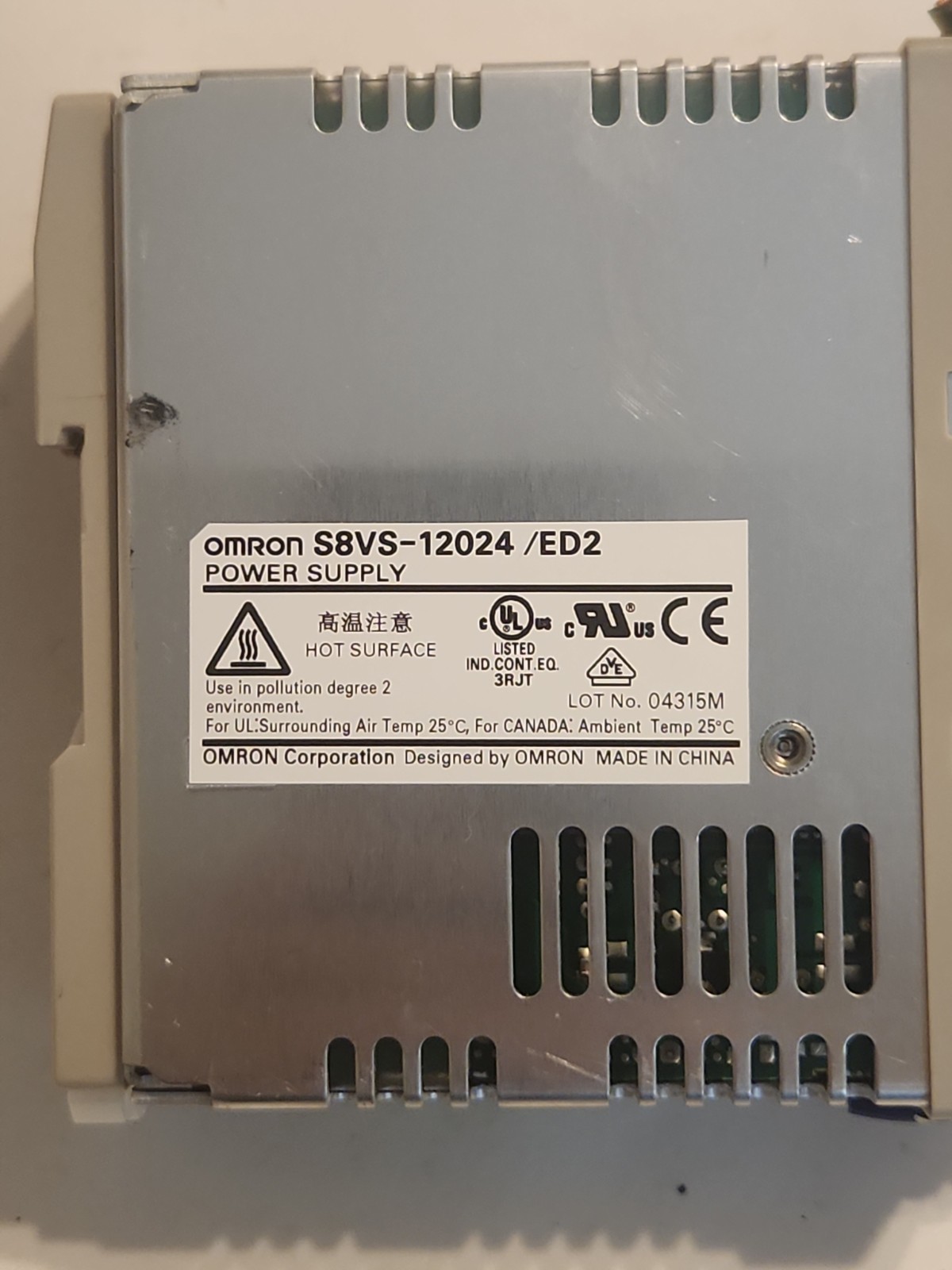 Omron S8VS-12024/ED2 Power Supply 24v 5A – Free Shipping