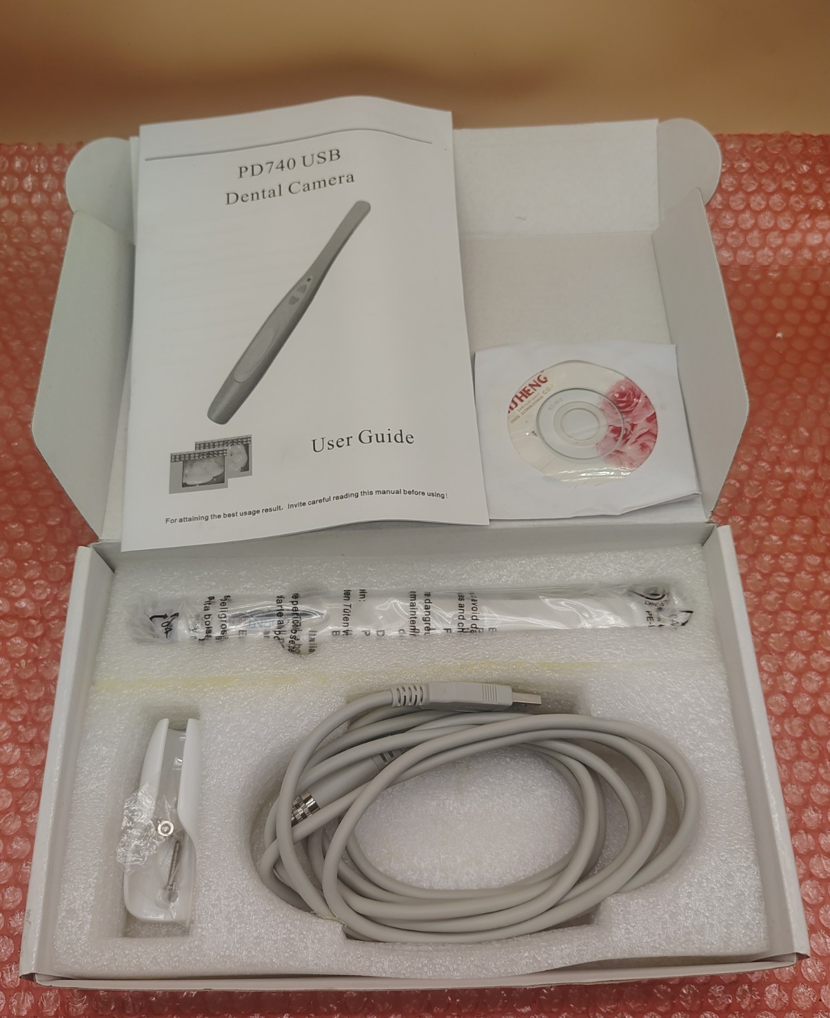 ProDent PD740 USB Dental Intraoral Camera in Original Box w Manual & Software