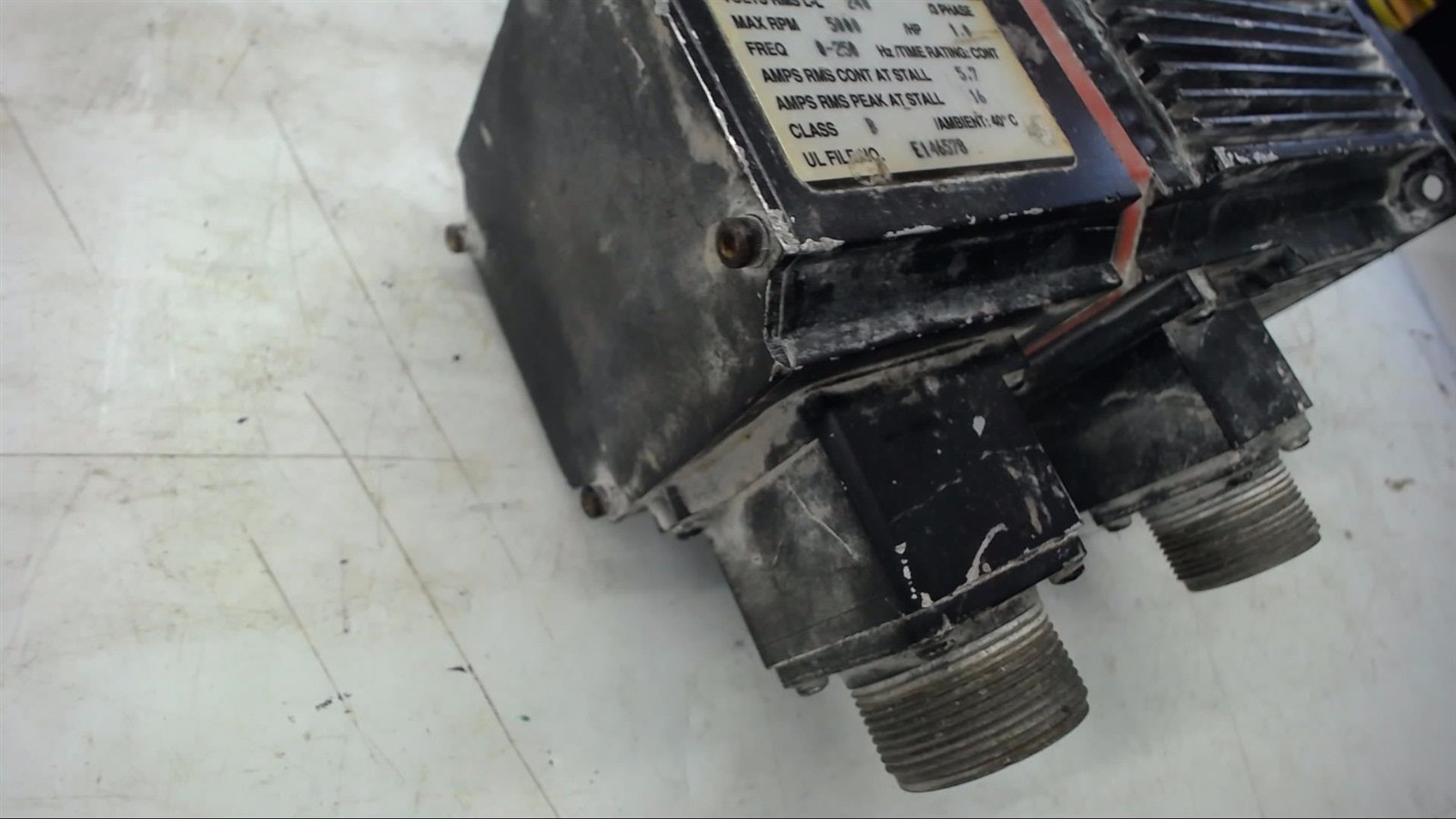 Brushless Motor Rms L-L 240 Volts, 3 Phase, 5000 Rpm, 0-250Hz