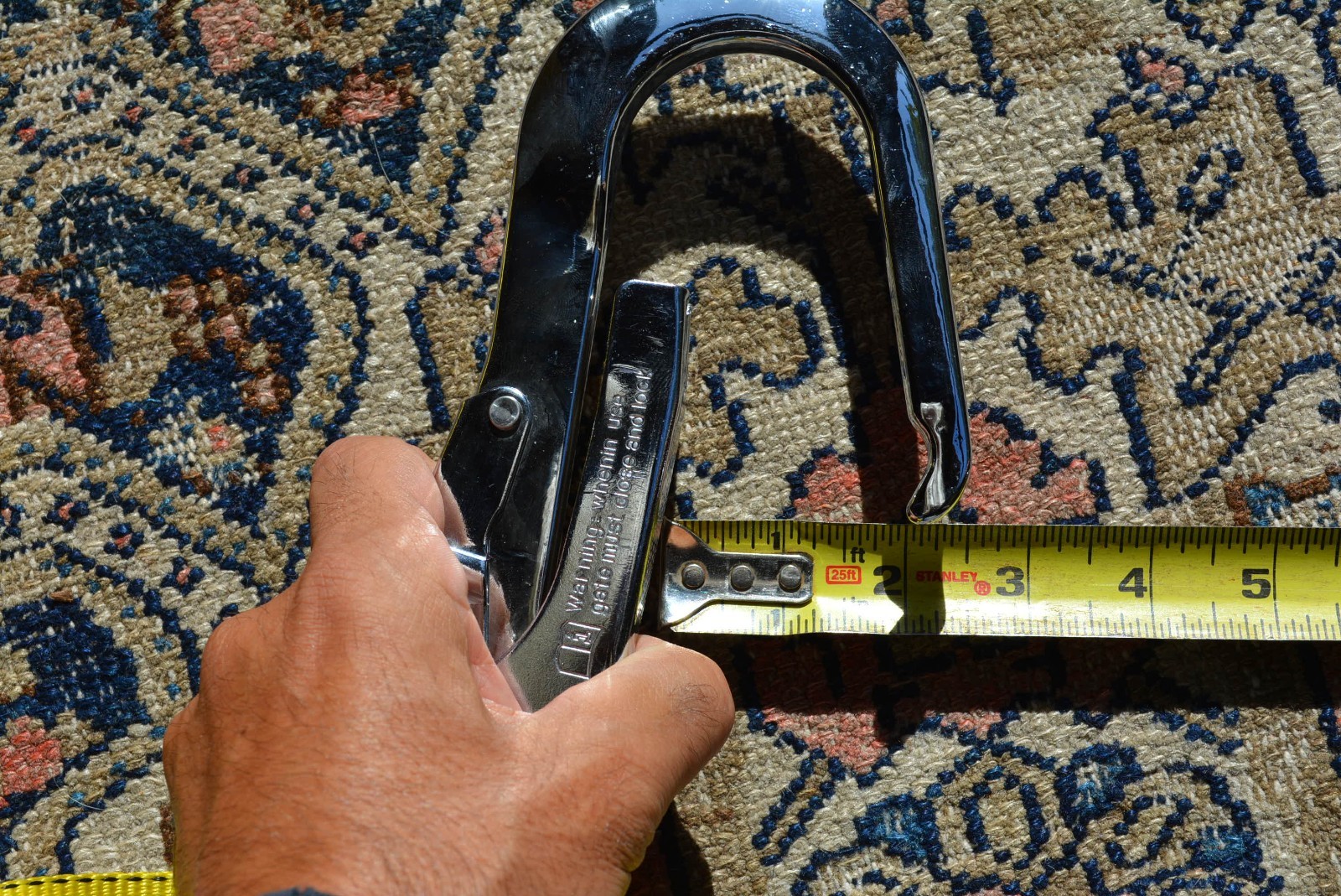 Safety Lanyard with Energy Absorber 6ft. Large hook , CE certified