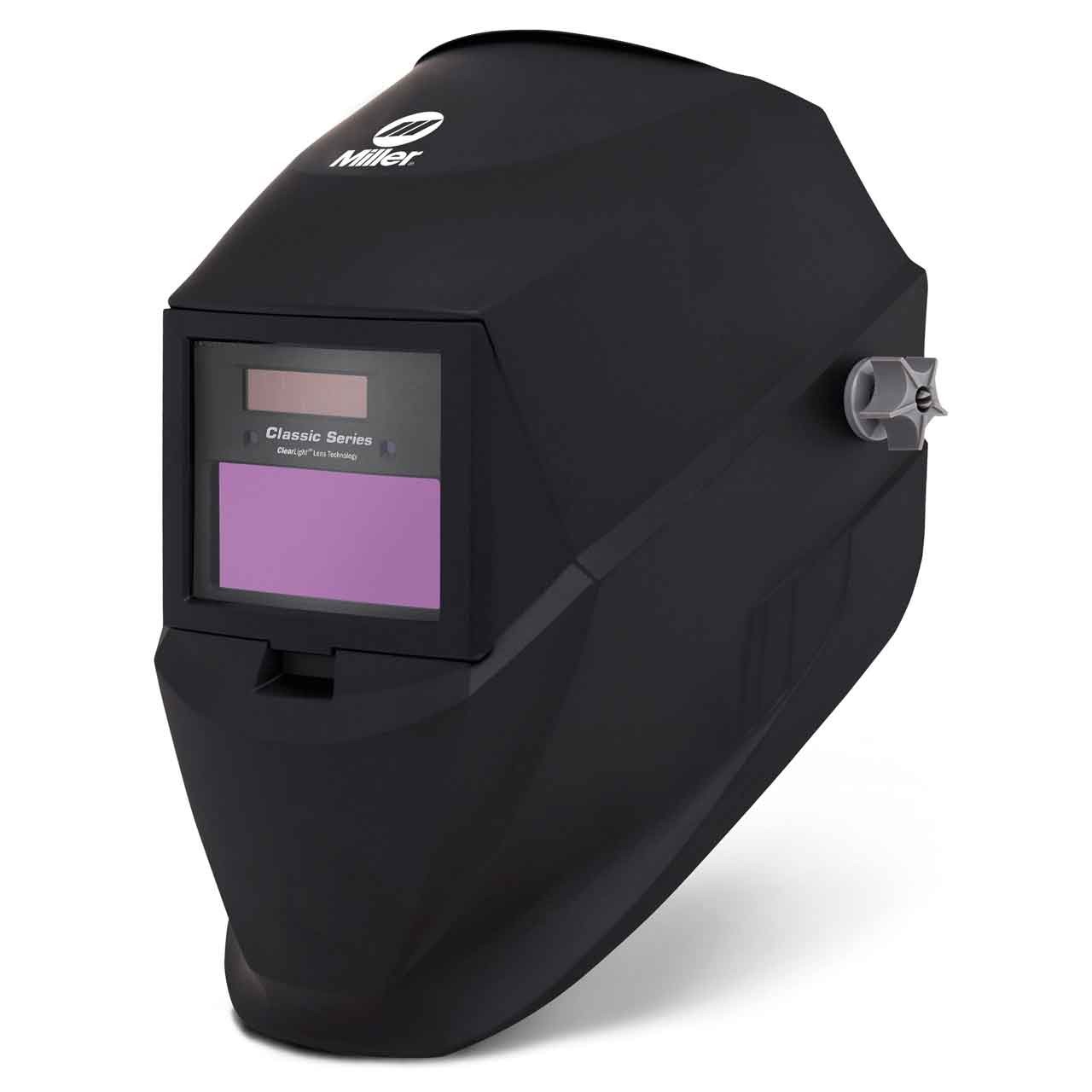 Miller 287803 Classic Series Welding Helmet with ClearLight Lens, Black