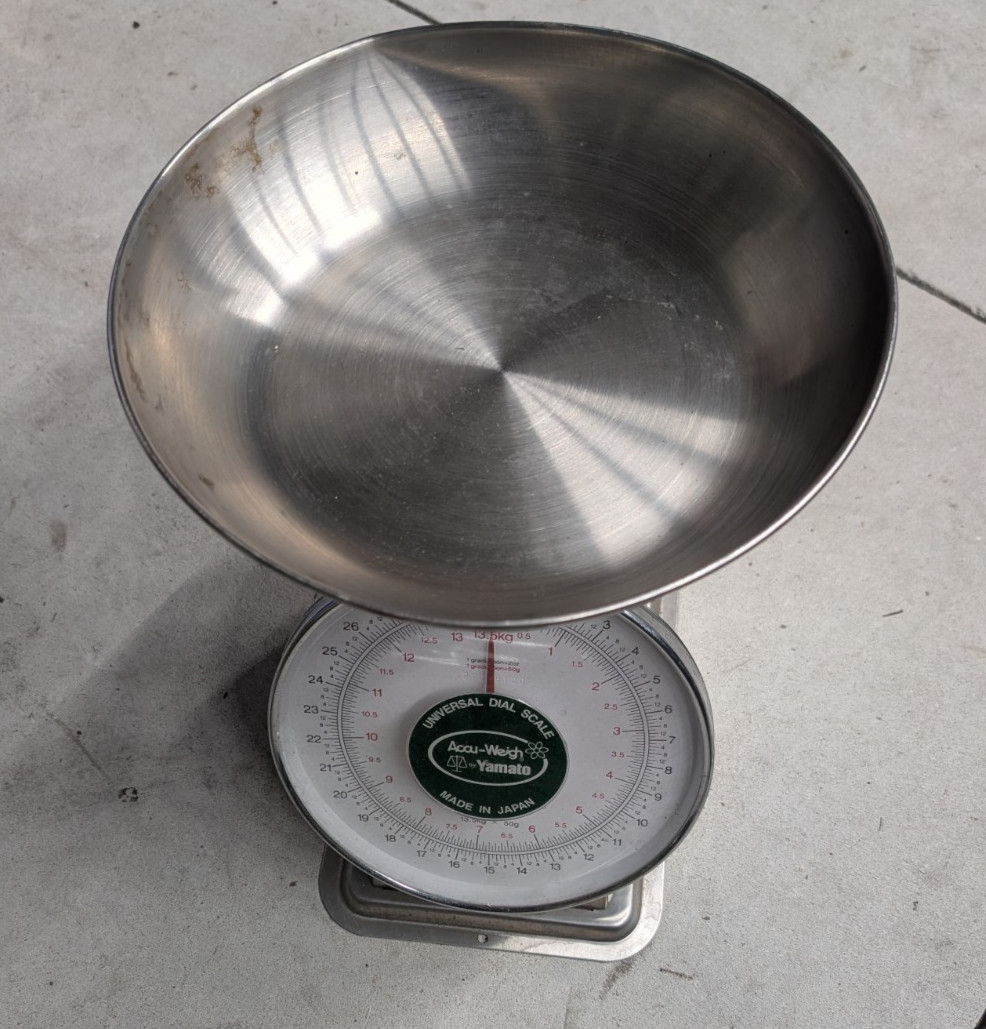 Yamato Accu-Weigh SM(N) Universal Dial Portion Scale 30lb 13.5kg Commercial Used