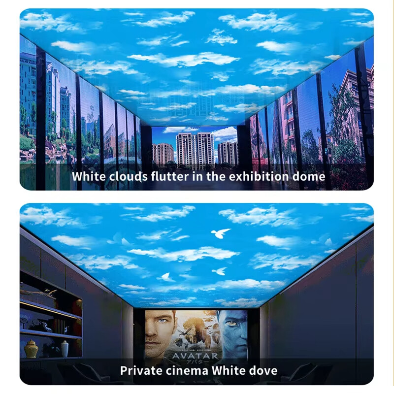 60W-600W Cloud Sky Effect Projector Waterproof Dynamic Logo GOBO Projector Lamp