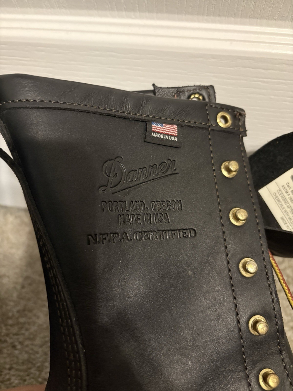 Danner Flashpoint II 10″ Black EH Firefighting Boots Men’s 11 Wide 18102