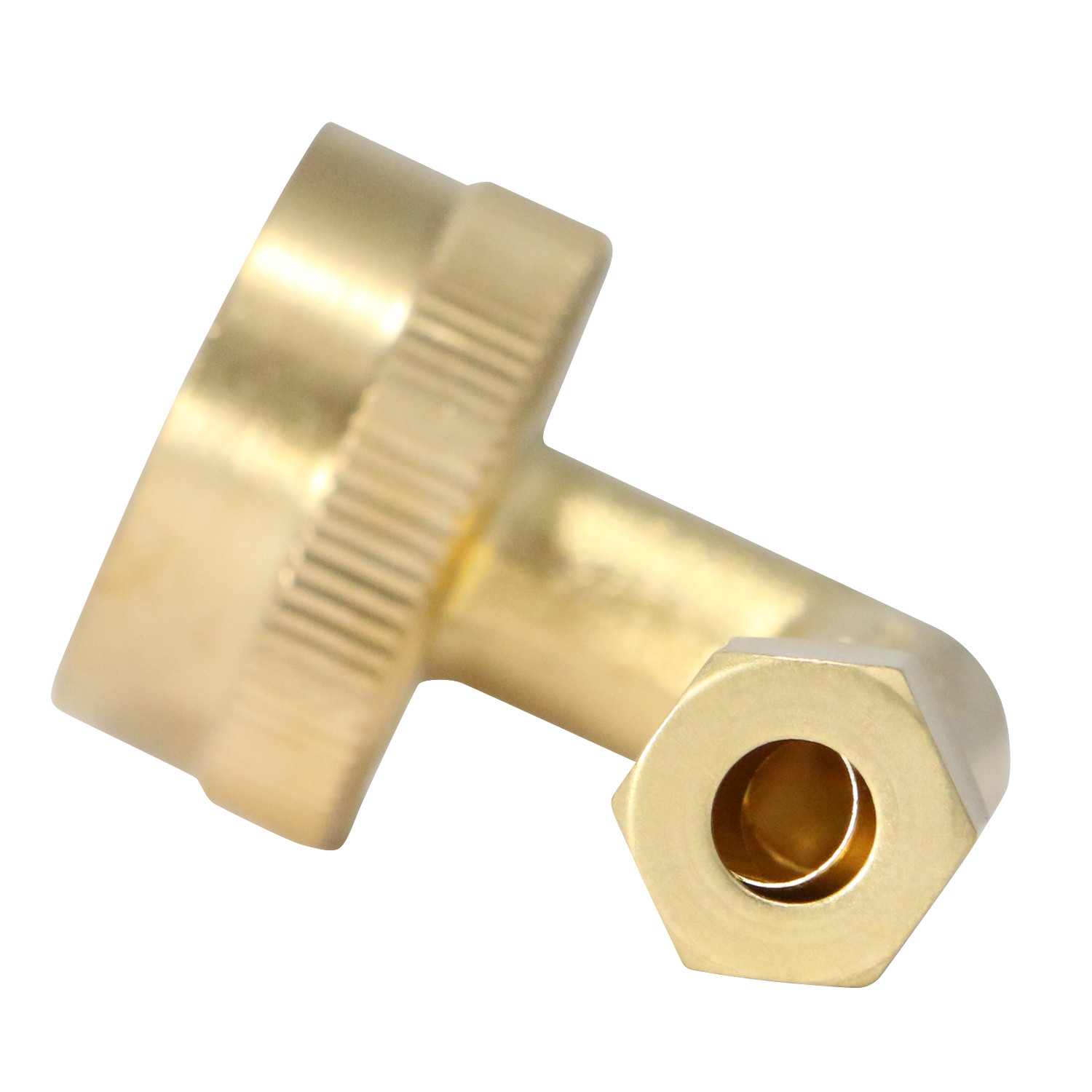 10 PIECES 1/4″ OD COMPRESSION X 3/4 GHT DISHWASHER ELBOW, LEAD FREE BRASS