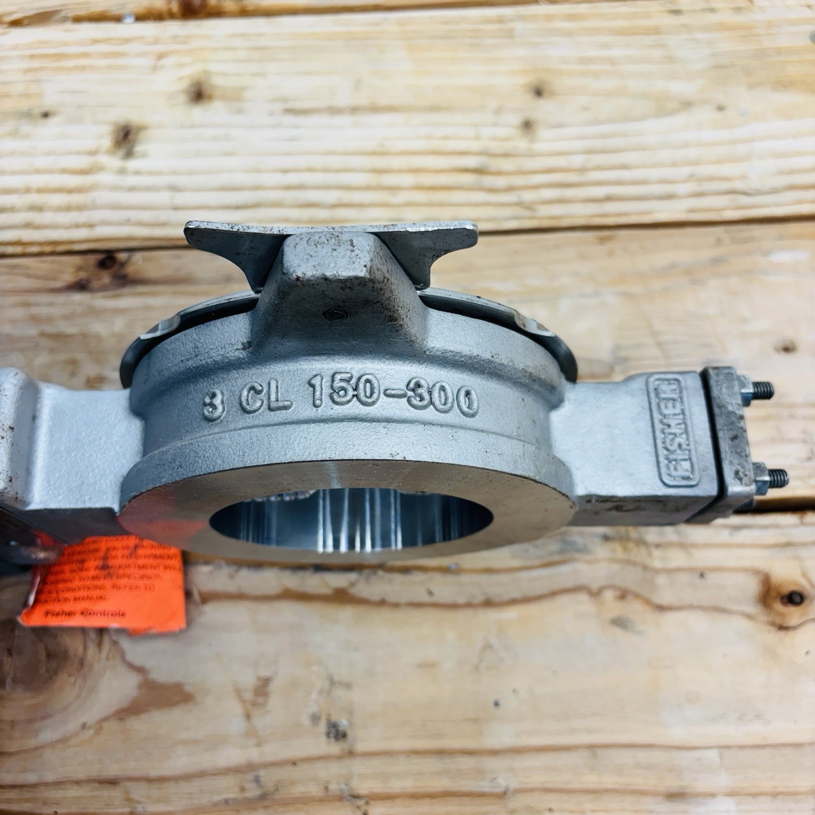 Fisher 8580 3″ CL150-300 High Performance Butterfly Valve w/ 1052 Actuator – New