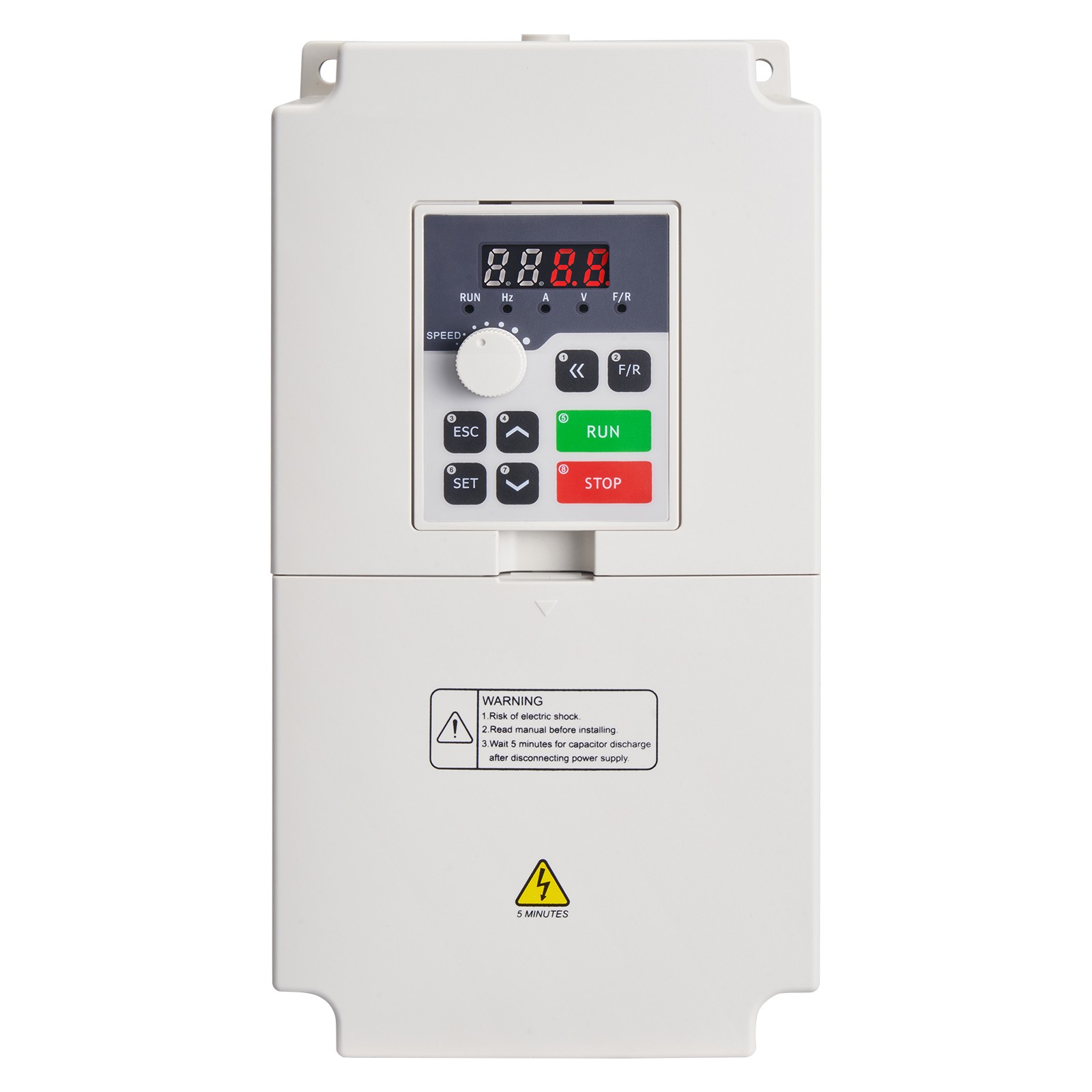 VEVOR 4KW Variable Frequency Drive VFD 220V RS485 5HP Motor Inverter Converter