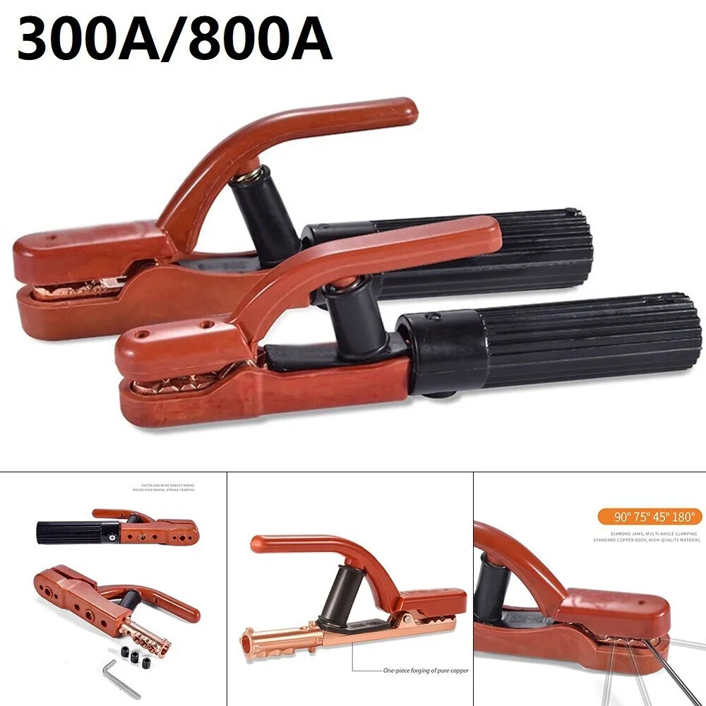 300/800A Welding Electrode Holder Welder Electrodes Clamp For MMA Stick ARC Part