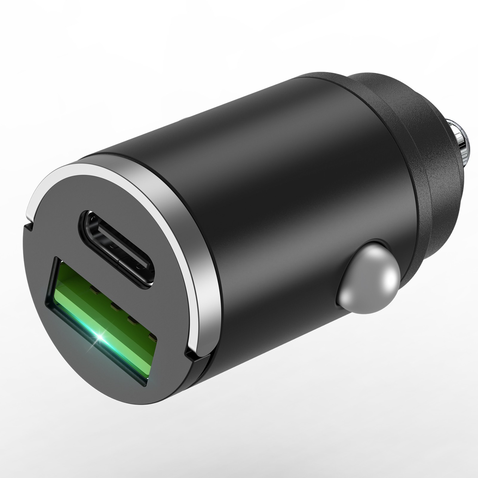 100W Super Fast Car Charger USB C PD Cigarette Lighter Adapter Dual Port