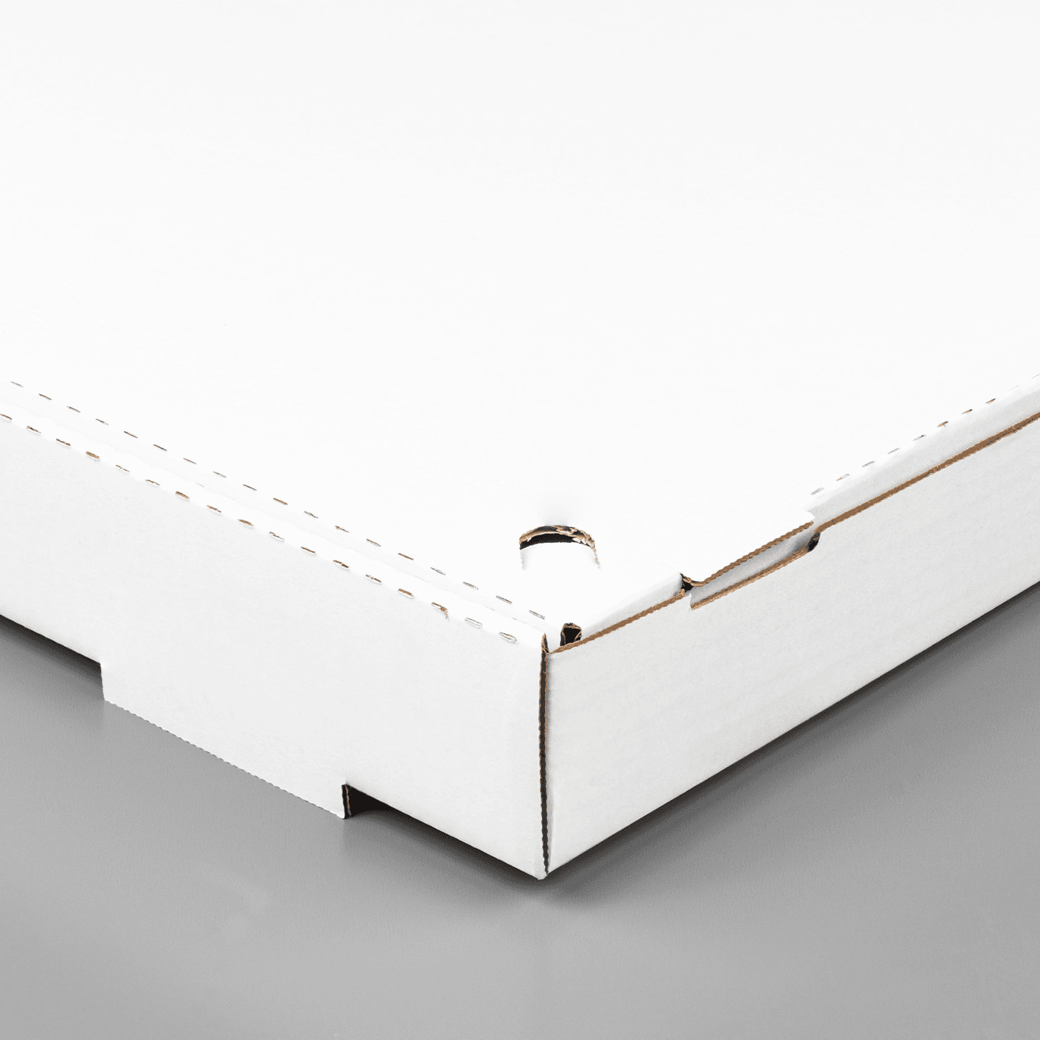 Karat Corrugated Pizza Box, 12”x12”x2”, White – 50 pcs, FP-PBF12W