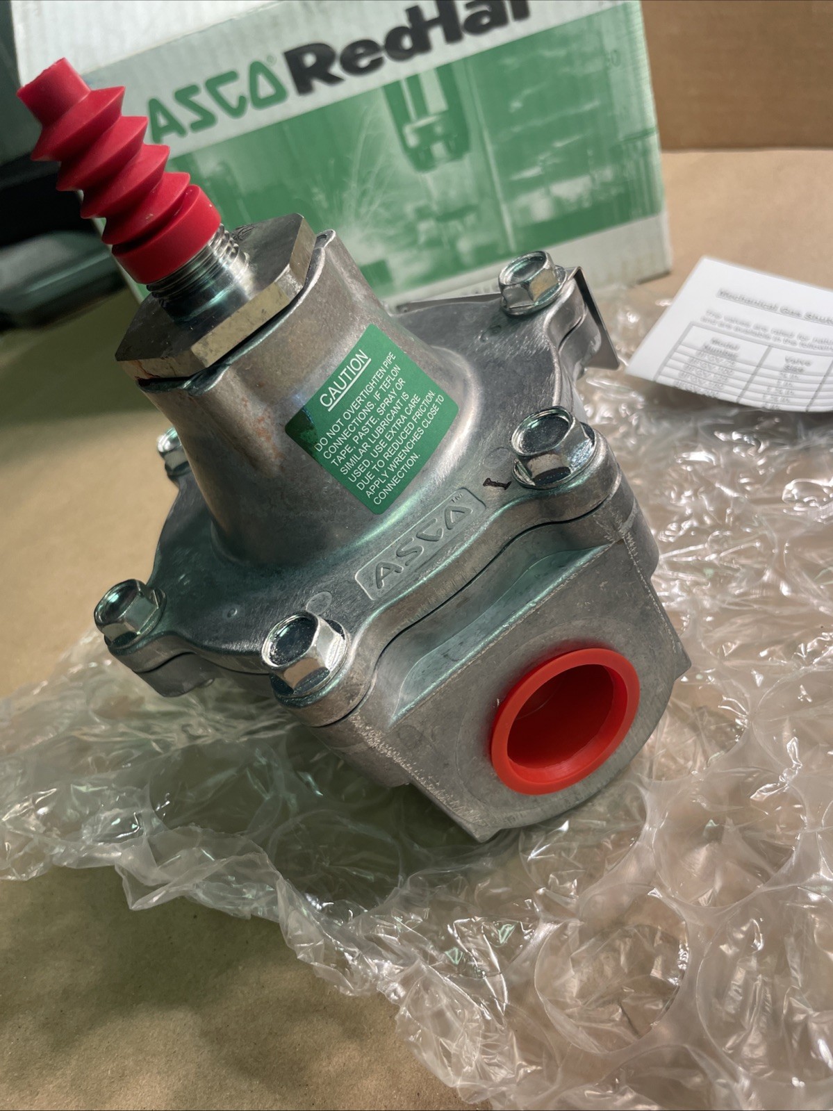 Asco RedHat HV2165852 2Way Release Valve 1″ NPT Natural LP Gas Buckeye BFGV-100
