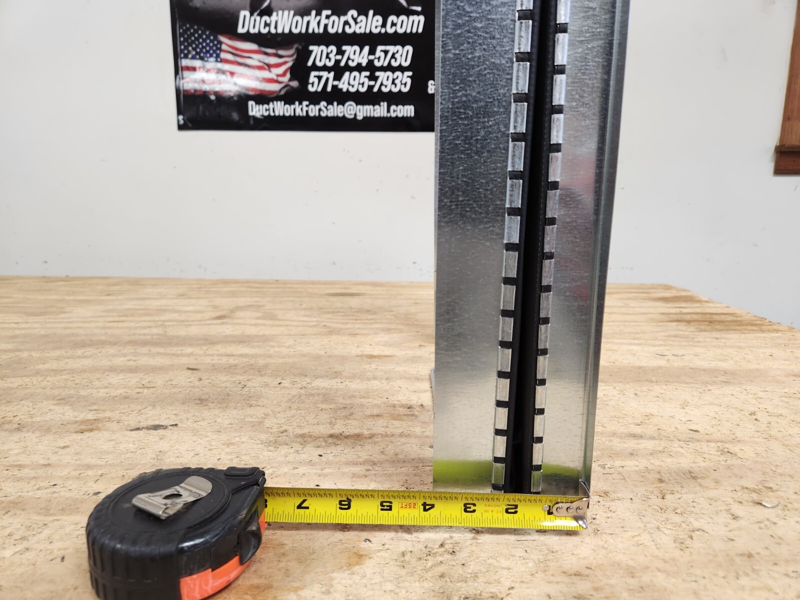 24.5 X 21″ CARLISLE FLEXIBLE DUCT CONNECTOR CANVAS DUCTWORK CONNECTOR