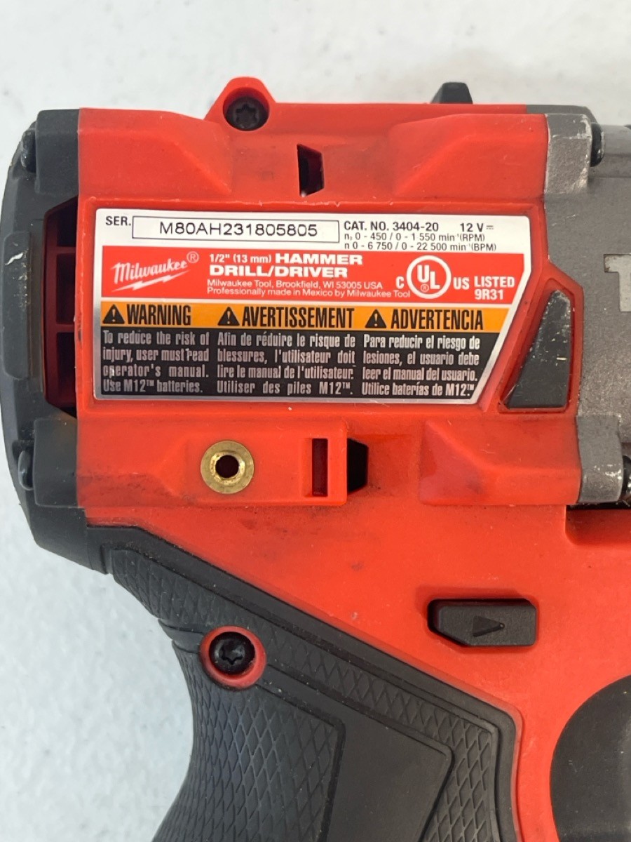 MILWAUKEE DRILL 3404-20 (P28018239)