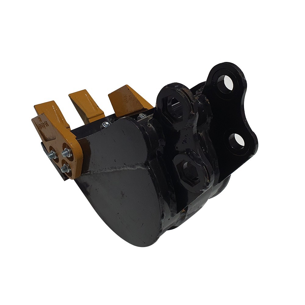 AGT 8in Tooth Bucket Attachment For 1-2 Ton Mini Excavator Digger 25mm Pins Size