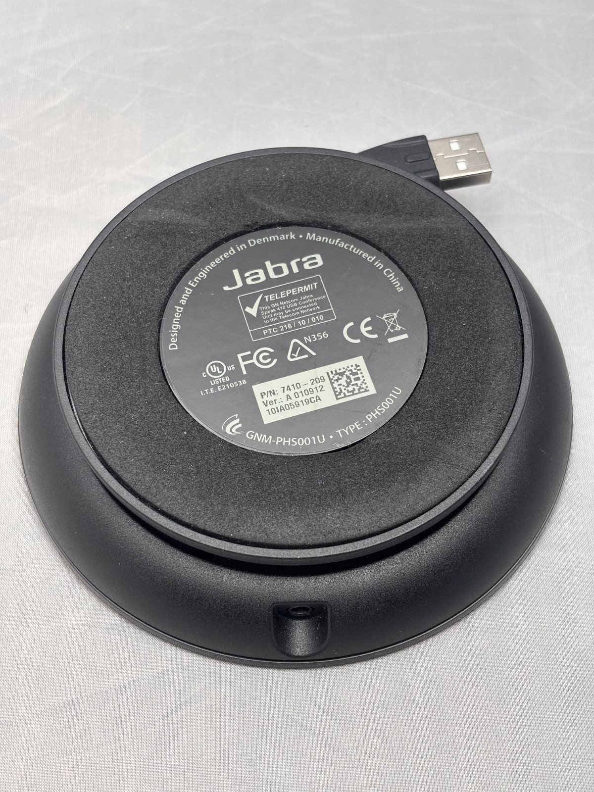 Jabra Speak 410 Portable USB Conference Speaker Phone 7410-209 PHS001U