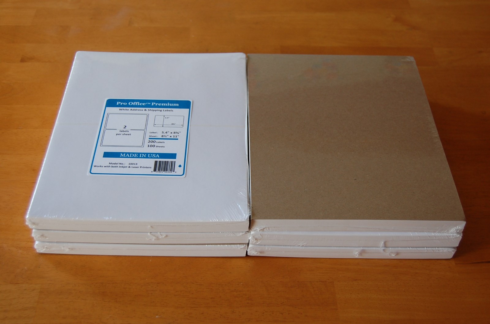 PO13 300 Sheets/600 Labels Pro Office Round Corner Self-Adhesive shipping Label