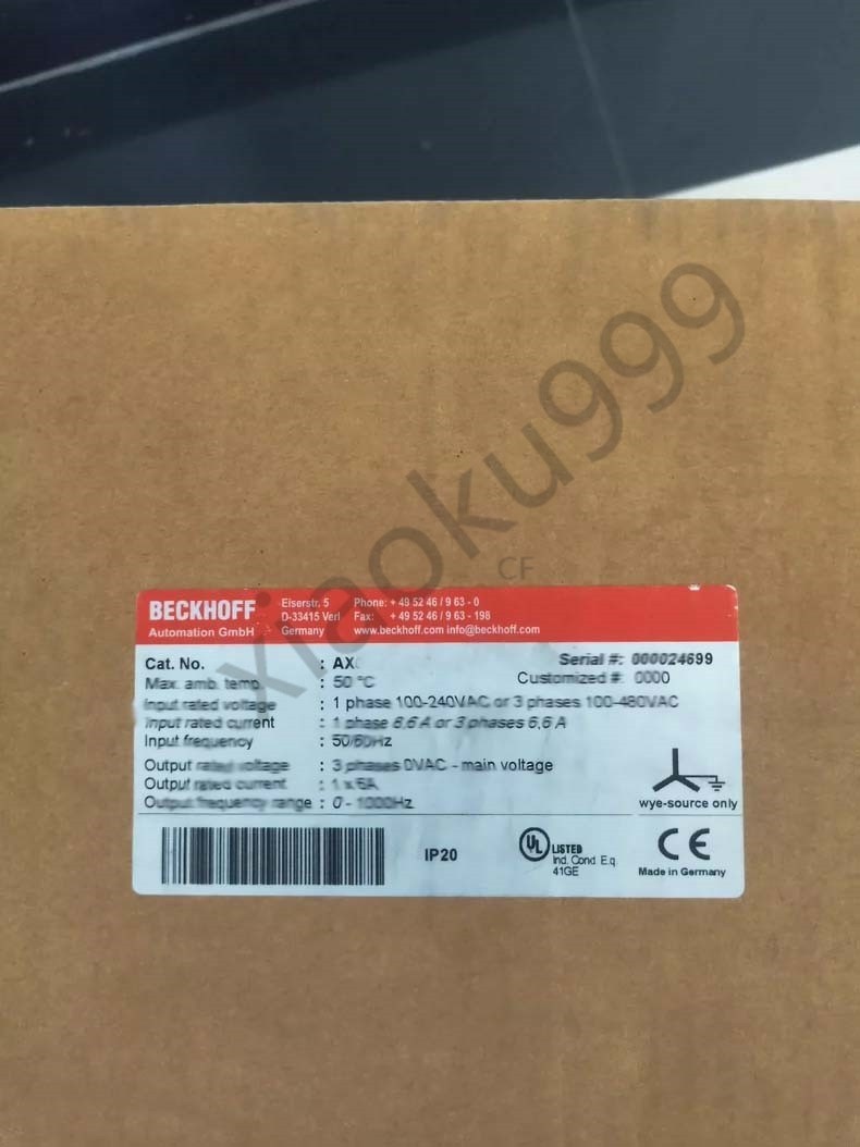 Brand New AX5206-0000-0202 Servo Drive Original In Box Factory sealed -US STOCK