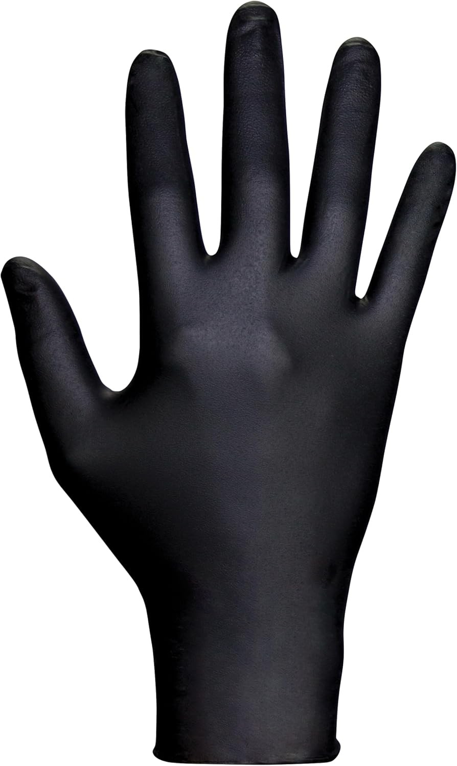 Raven Powder Free Nitrile Disposable Gloves – 10 Boxes / Large (Pack of 100)