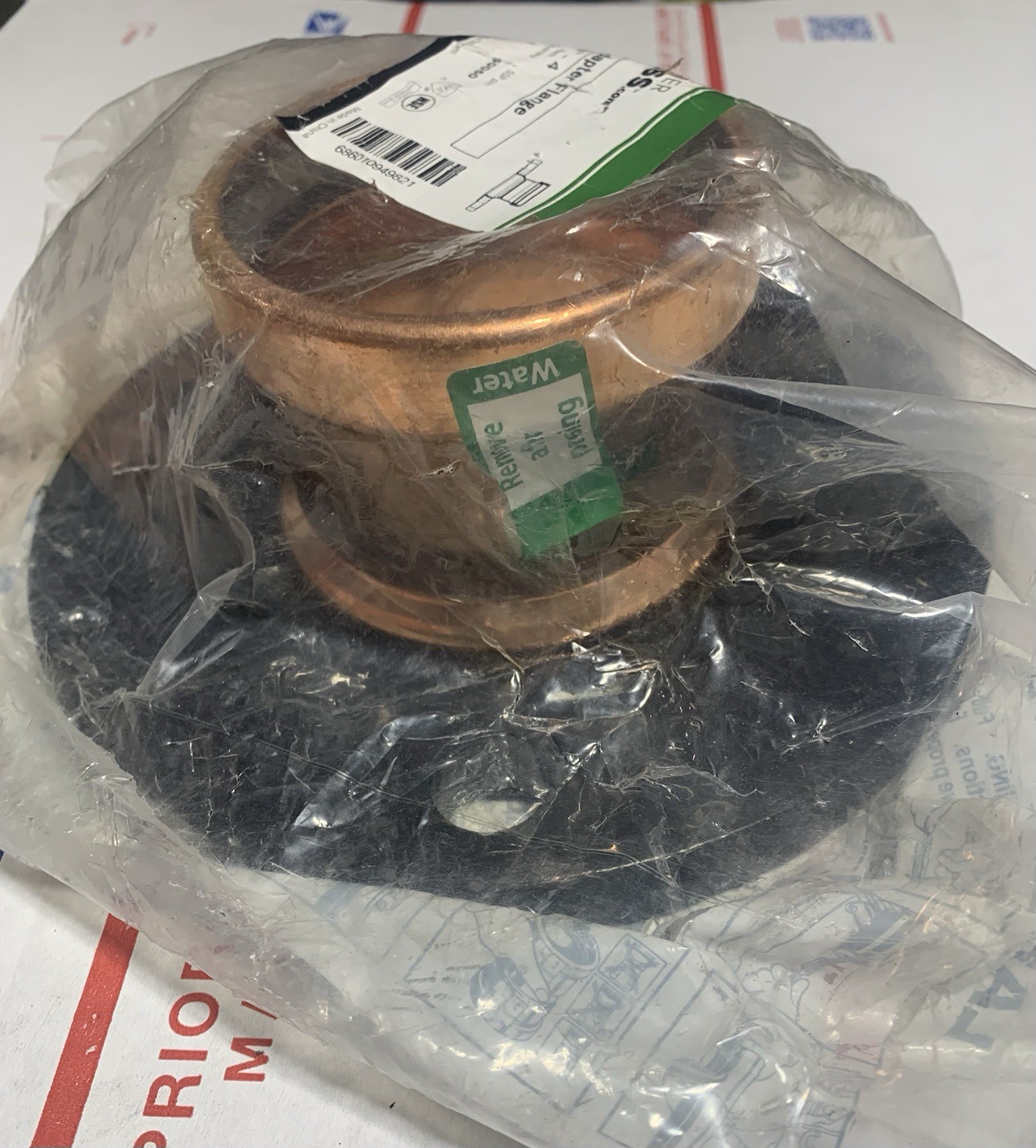 3” Merit Brass Propress 4 Bolt Copper Pipe Press 150# Companion Flange MB60050