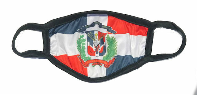 DOMINICAN REPUBLIC COAT OF ARMS – FLAG REUSABLE MASKS – CP BRAND – BREATHABLE