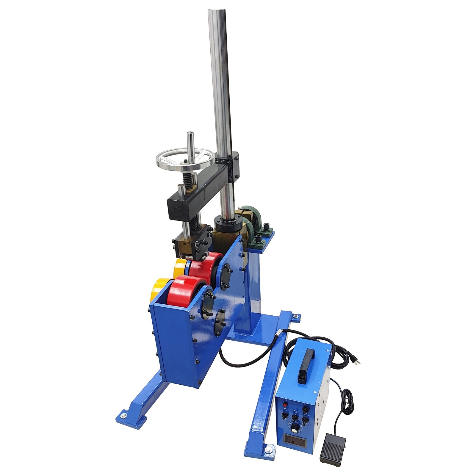 110V 660lbs Press Wheel Type Rotary Welding Positioner Welding Tank Turning Roll