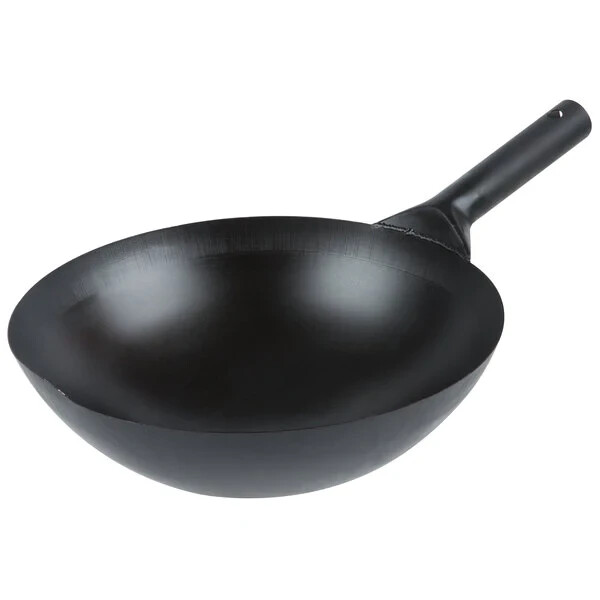 16″ Carbon Steel Chinese Iron Wok *(4-Pieces of Pack)