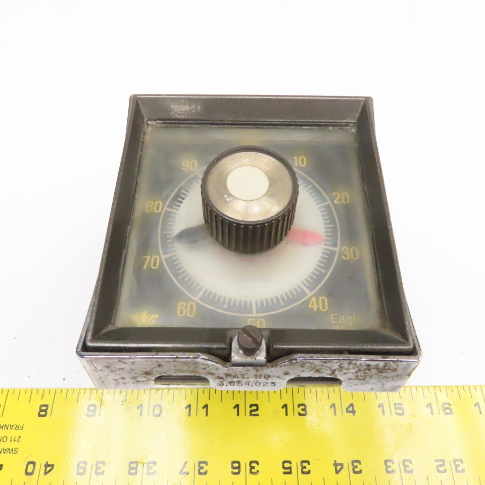 Eagle Signal HQ901A6 Percentage Timer Panel Meter 0-100% @ 15 Seconds 120V