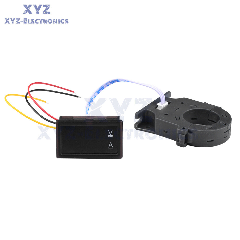 DC0-300V 50/100/200/400A Digital Current Voltage Meter Hall Ammeter Voltmeter