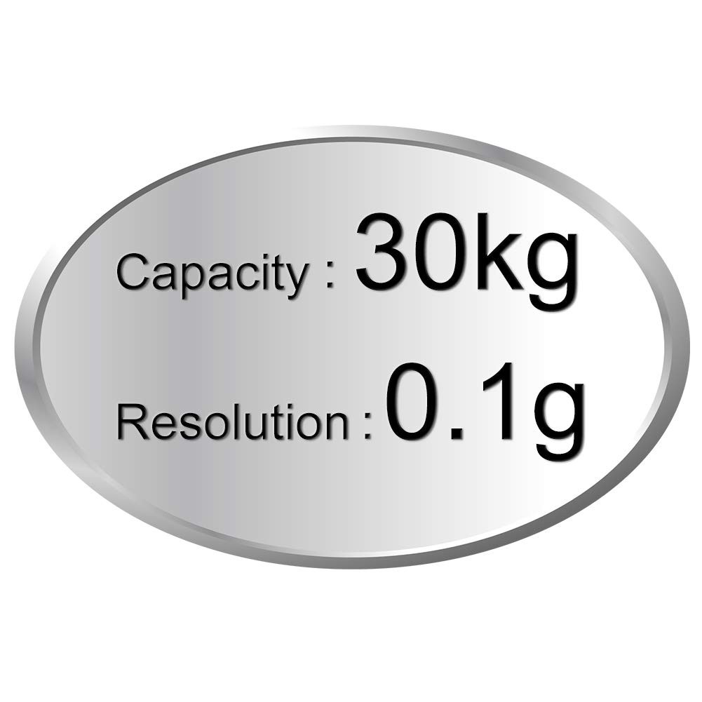Industrial Counting Scale Gram Scales for Parts and Coins 66lb/0.00022lb-30kg…