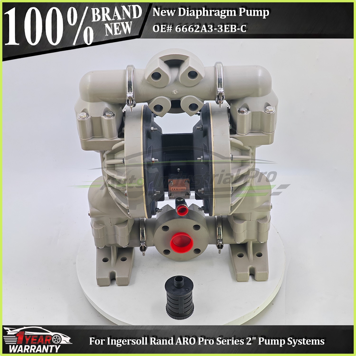 New 2″ Air Operated Double Diaphragm Pump 6662A3-3EB-C For Ingersoll Rand ARO
