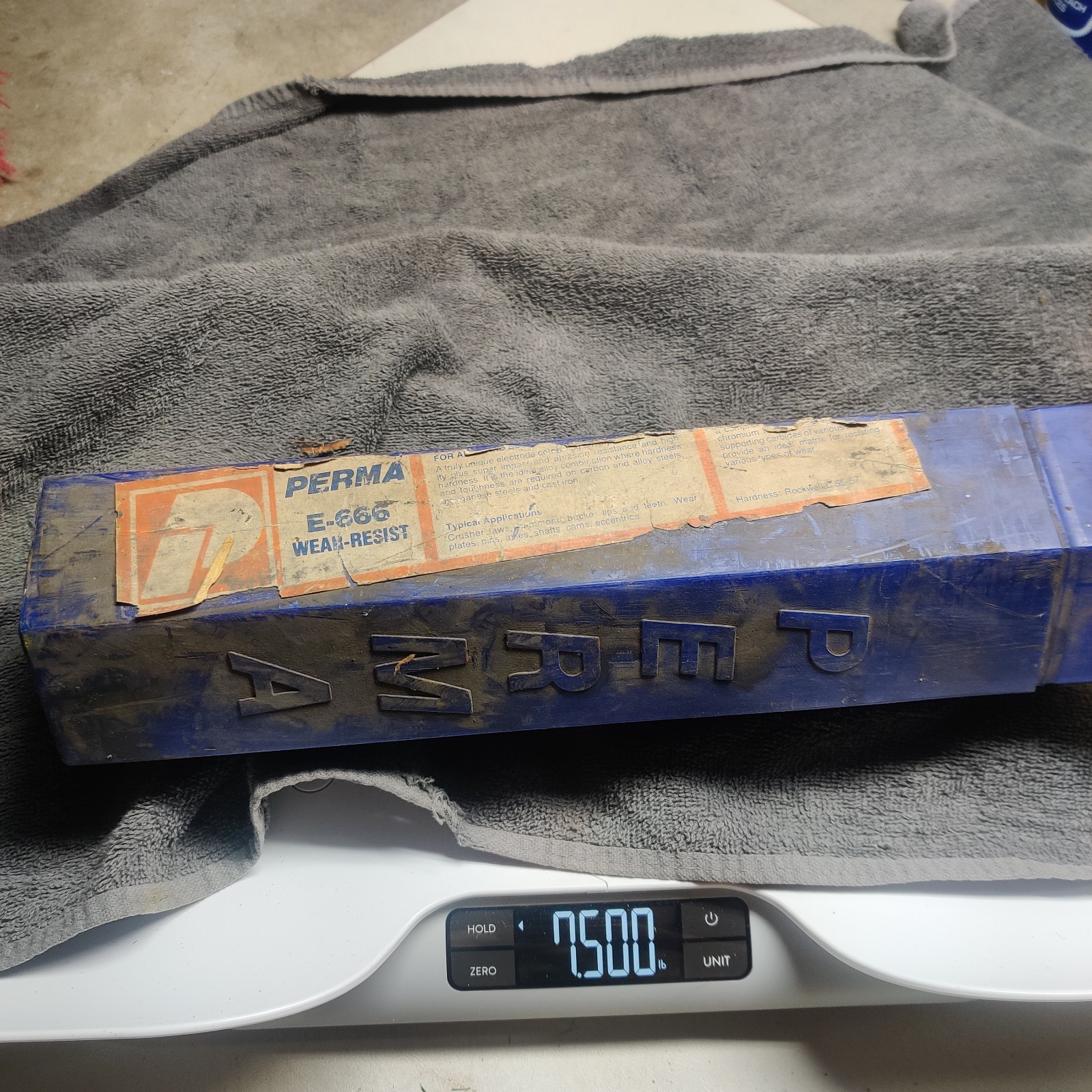 Perma E‑666 Wear‑Resist Welding Electrodes 5/32″ – Loose Rods – 6.5 lb