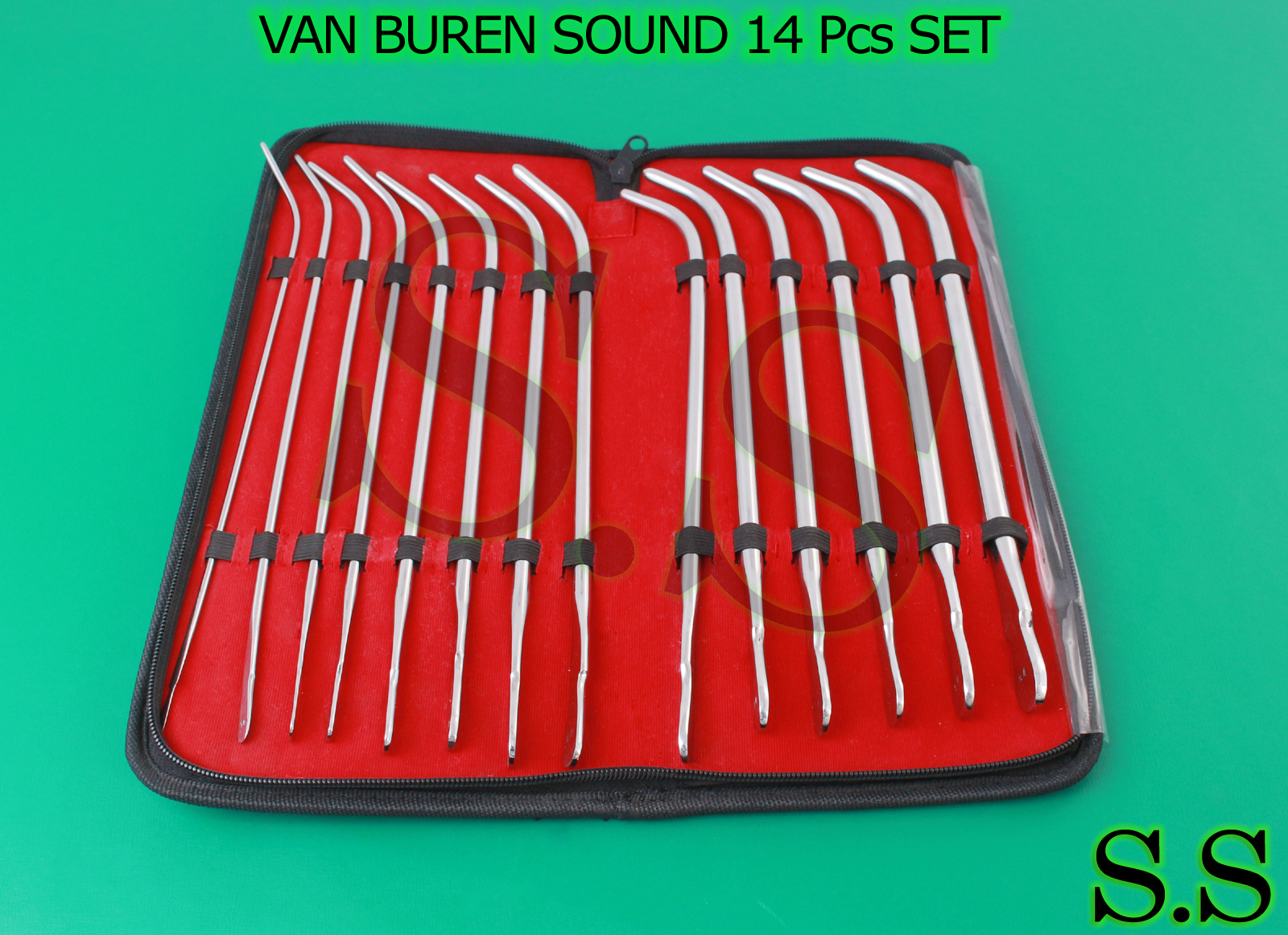VAN BUREN SOUND 14 Pcs SET OB/Gyn Surgical Instruments