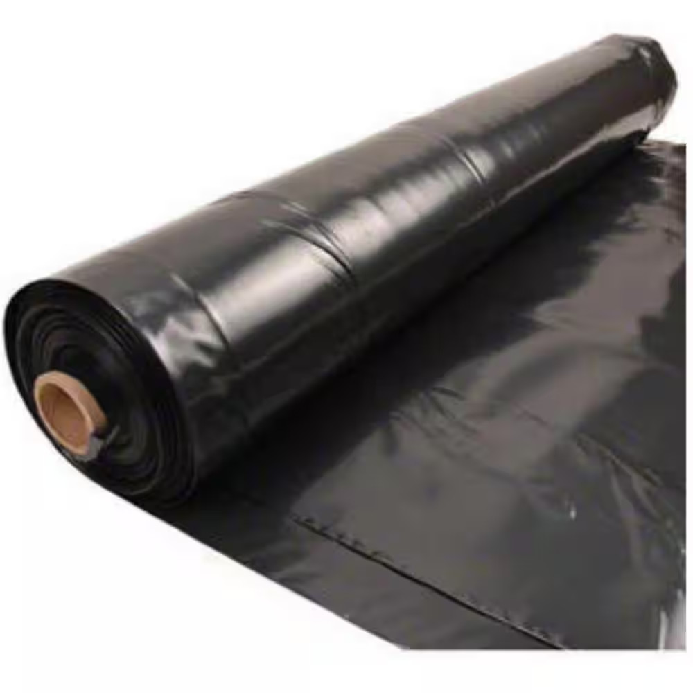 32 Ft. X 100 Ft. X 6 Mil Black Plastic Sheeting